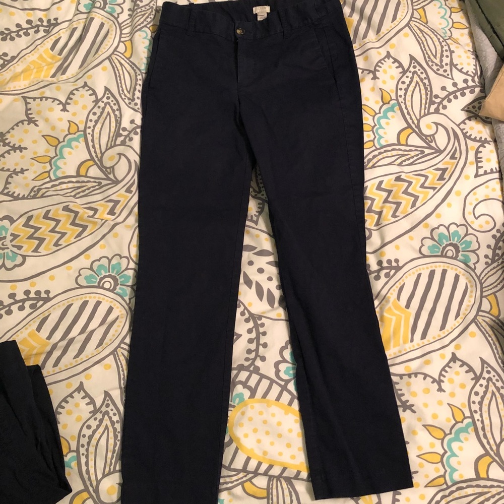 Navy J. Crew Ankle Pants size 2